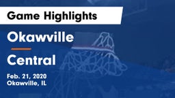 Okawville  vs Central  Game Highlights - Feb. 21, 2020