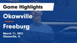 Okawville  vs Freeburg  Game Highlights - March 11, 2021