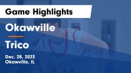 Okawville  vs Trico  Game Highlights - Dec. 28, 2023