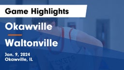 Okawville  vs Waltonville  Game Highlights - Jan. 9, 2024