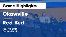 Okawville  vs Red Bud  Game Highlights - Jan. 12, 2024