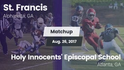 Matchup: St. Francis High vs. Holy Innocents' Episcopal School 2017