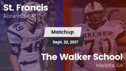 Matchup: St. Francis High vs. The Walker School 2017
