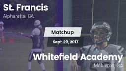 Matchup: St. Francis High vs. Whitefield Academy 2017