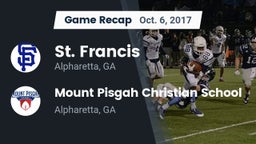 Recap: St. Francis  vs. Mount Pisgah Christian School 2017