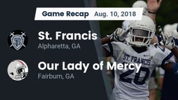 Recap: St. Francis  vs. Our Lady of Mercy  2018
