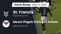 Recap: St. Francis  vs. Mount Pisgah Christian School 2018