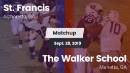 Matchup: St. Francis High vs. The Walker School 2018