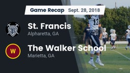 Recap: St. Francis  vs. The Walker School 2018