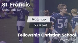 Matchup: St. Francis High vs. Fellowship Christian School 2018