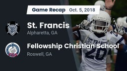 Recap: St. Francis  vs. Fellowship Christian School 2018