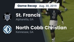 Recap: St. Francis  vs. North Cobb Christian  2019