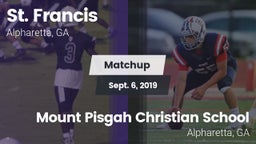 Matchup: St. Francis High vs. Mount Pisgah Christian School 2019