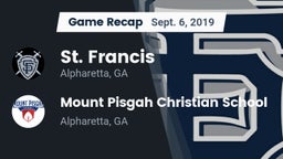 Recap: St. Francis  vs. Mount Pisgah Christian School 2019