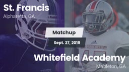 Matchup: St. Francis High vs. Whitefield Academy 2019