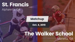 Matchup: St. Francis High vs. The Walker School 2019