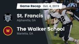 Recap: St. Francis  vs. The Walker School 2019