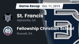 Recap: St. Francis  vs. Fellowship Christian School 2019