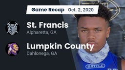 Recap: St. Francis  vs. Lumpkin County  2020