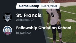 Recap: St. Francis  vs. Fellowship Christian School 2020
