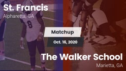 Matchup: St. Francis High vs. The Walker School 2020