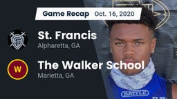 Recap: St. Francis  vs. The Walker School 2020