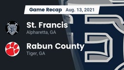 Recap: St. Francis  vs. Rabun County  2021