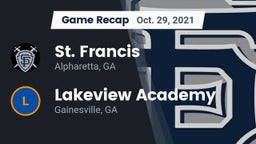 Recap: St. Francis  vs. Lakeview Academy  2021