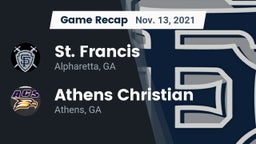 Recap: St. Francis  vs. Athens Christian  2021