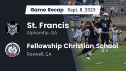 Recap: St. Francis  vs. Fellowship Christian School 2023