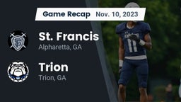 Recap: St. Francis  vs. Trion  2023