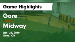 Gore  vs Midway Game Highlights - Jan. 24, 2019