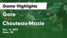 Gore  vs Chouteau-Mazie  Game Highlights - Dec. 16, 2023