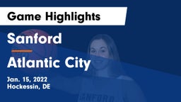 Sanford  vs Atlantic City  Game Highlights - Jan. 15, 2022