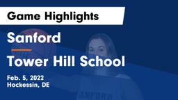 Sanford  vs Tower Hill School Game Highlights - Feb. 5, 2022