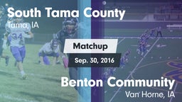 Matchup: South Tama County vs. Benton Community 2016