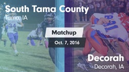 Matchup: South Tama County vs. Decorah  2016