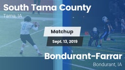 Matchup: South Tama County vs. Bondurant-Farrar  2019