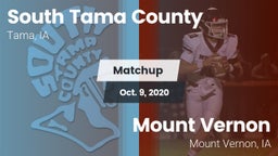 Matchup: South Tama County vs. Mount Vernon  2020