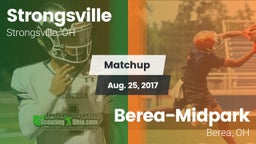 Matchup: Strongsville High vs. Berea-Midpark  2017