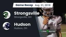 Recap: Strongsville  vs. Hudson  2018