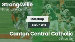 Matchup: Strongsville High vs. Canton Central Catholic  2018