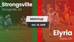 Matchup: Strongsville High vs. Elyria  2018