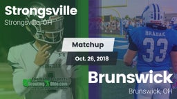Matchup: Strongsville High vs. Brunswick  2018