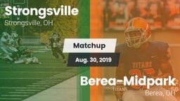 Matchup: Strongsville High vs. Berea-Midpark  2019