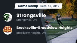 Recap: Strongsville  vs. Brecksville-Broadview Heights  2019