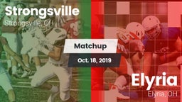Matchup: Strongsville High vs. Elyria  2019