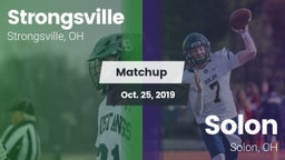Matchup: Strongsville High vs. Solon  2019