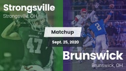 Matchup: Strongsville High vs. Brunswick  2020
