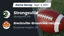 Recap: Strongsville  vs. Brecksville-Broadview Heights  2021